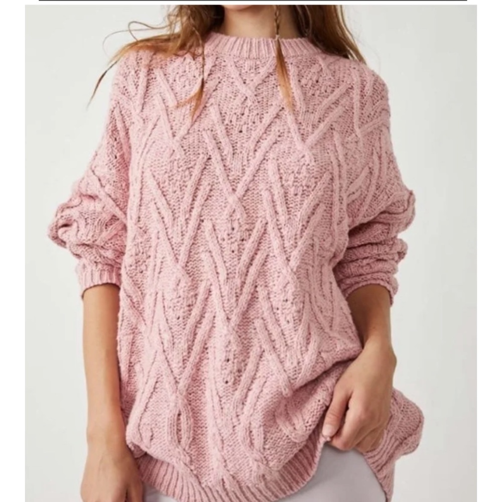 NWT  New FREE PEOPLE Isla Cable Knit Tunic